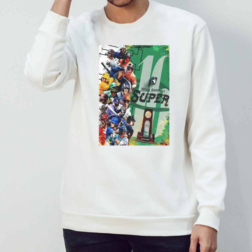 NCAA Baseball The Super 16 2024 Division 1 Road To Omaha Vintage T Shirt