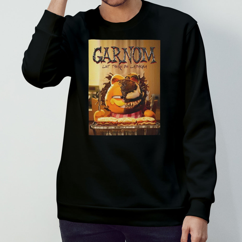 New Garnom Let There Be Lasagna Poster For The Garfield Movie 2024 shirt