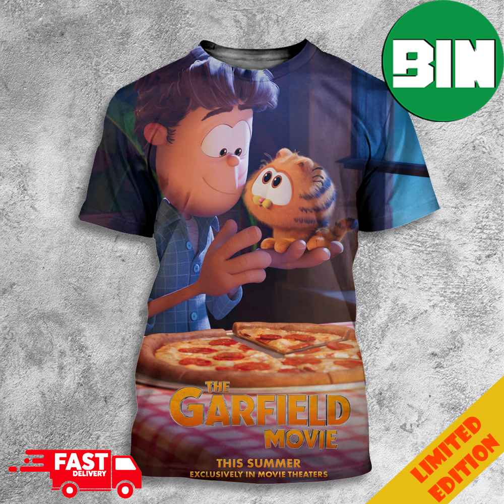New Poster For The Garfield Movie On May 24 3D T-Shirts