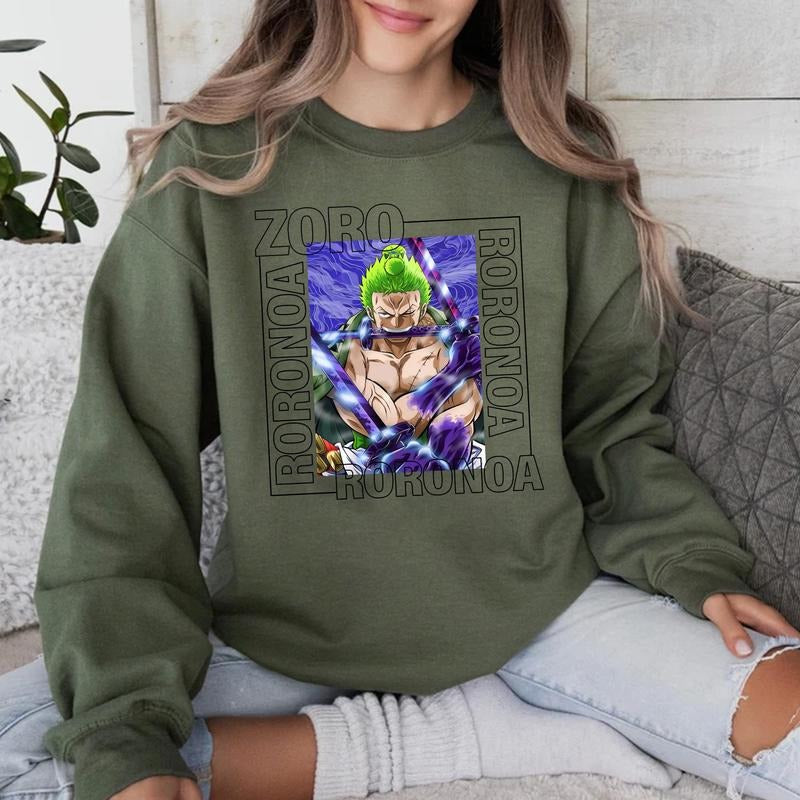 OP ZoroN0a Shirt Sweatshirt Hoodie, Anime gift Shirt Sweatshirt, Hoodie, Comfort Colors