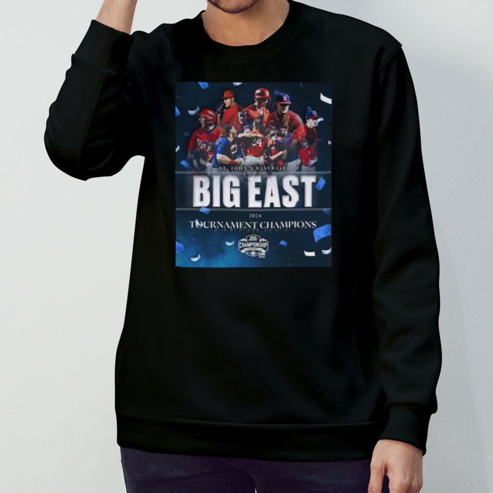 Official St. John’s Baseball 2024 Big East Tournament Champions Shirt