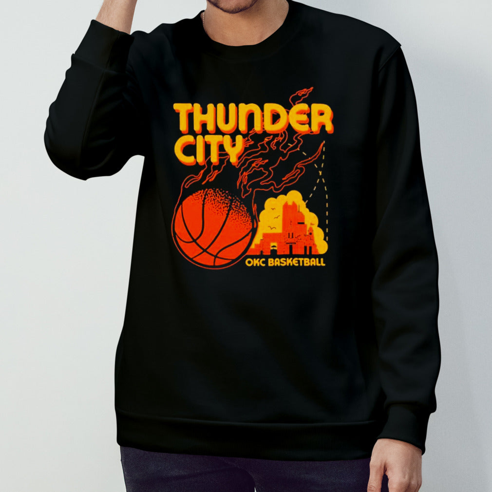 Oklahoma City Thunder OKC basketball vintage shirts