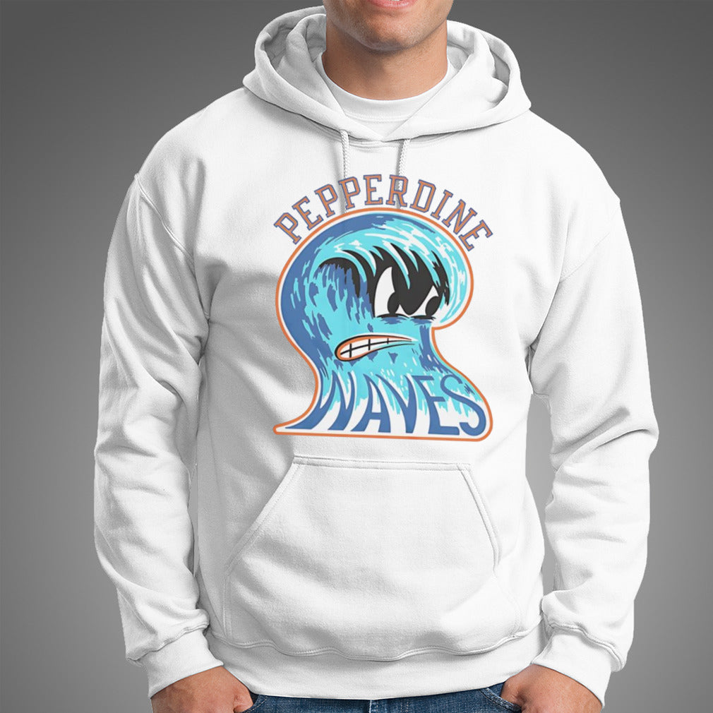 Pepperdine waves vintage angry wave shirt