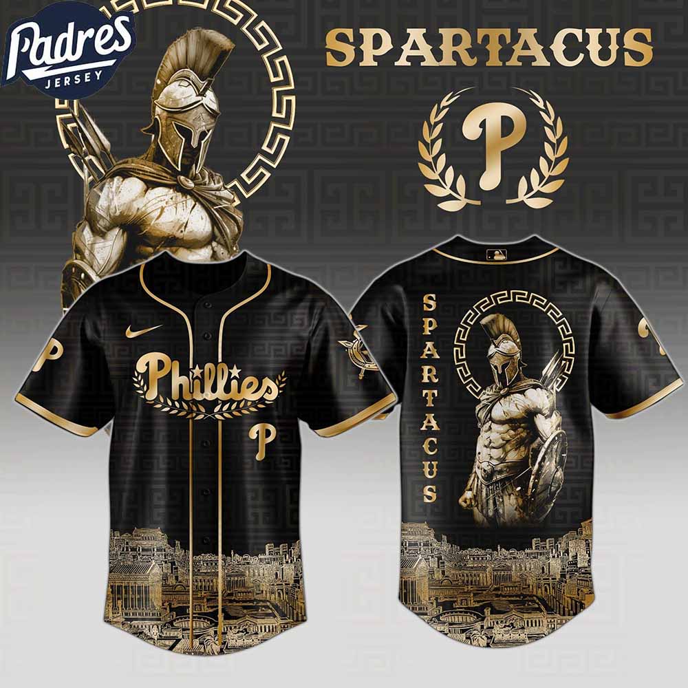 Philadelphia Phillies MLB X Spartacus Custom Baseball Jersey - Padres Jersey Oasis: Elevate Your Baseball Style Game