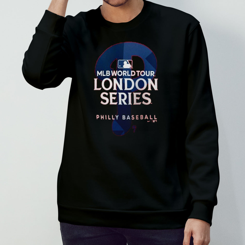 Philadelphia Phillies Red 2024 Mlb World Tour London Series T-shirt