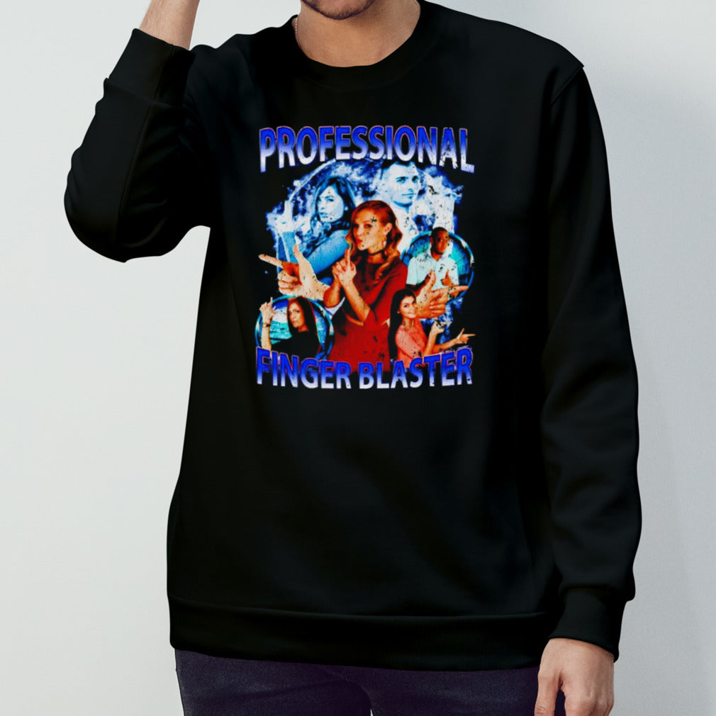 Professional finger blaster vintage shirt