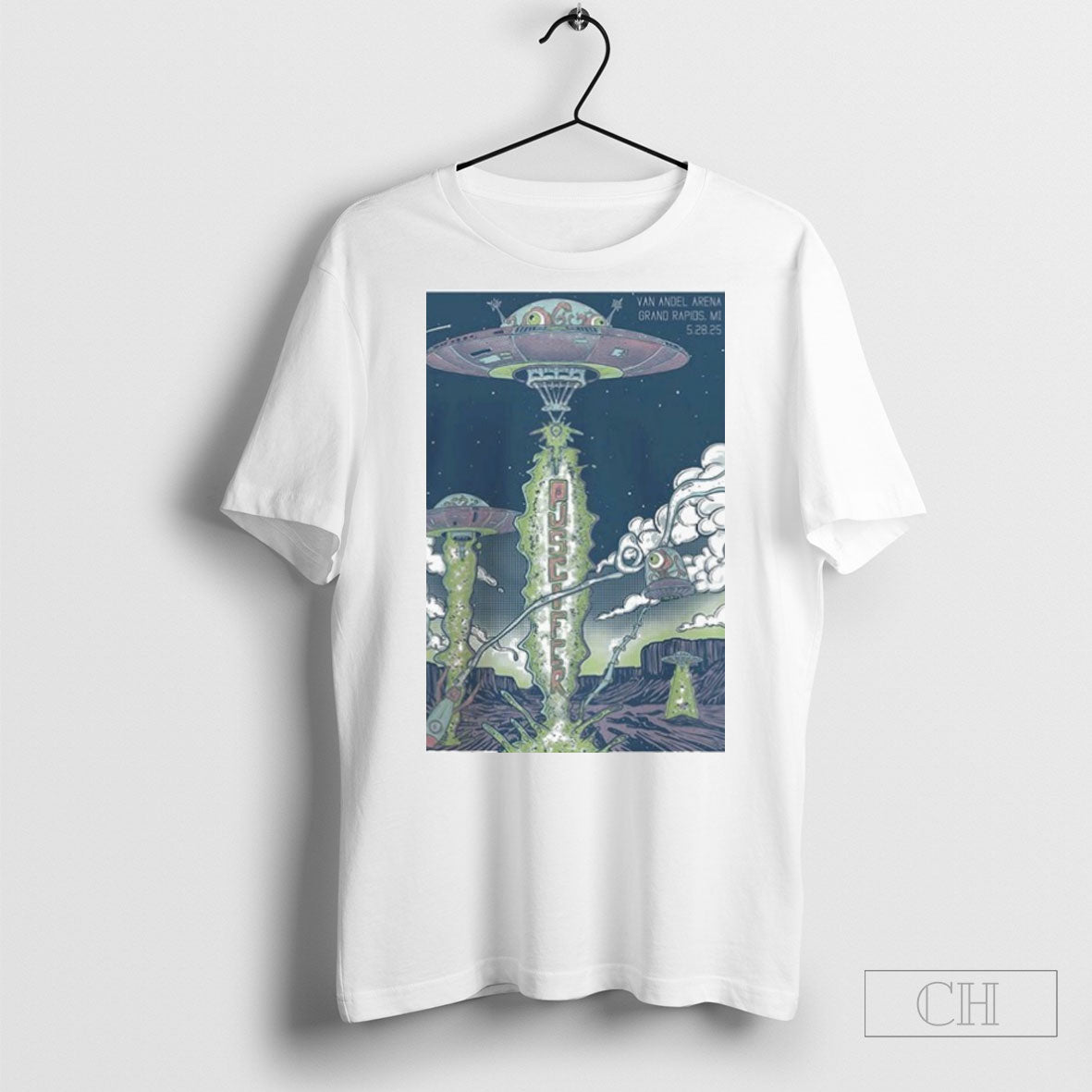 Puscifer Sessanta V2 0 Grand Rapids Michigan 2025 Exclusive Concert At Van Andel Arena On May 28 2025 Alien T Shirt