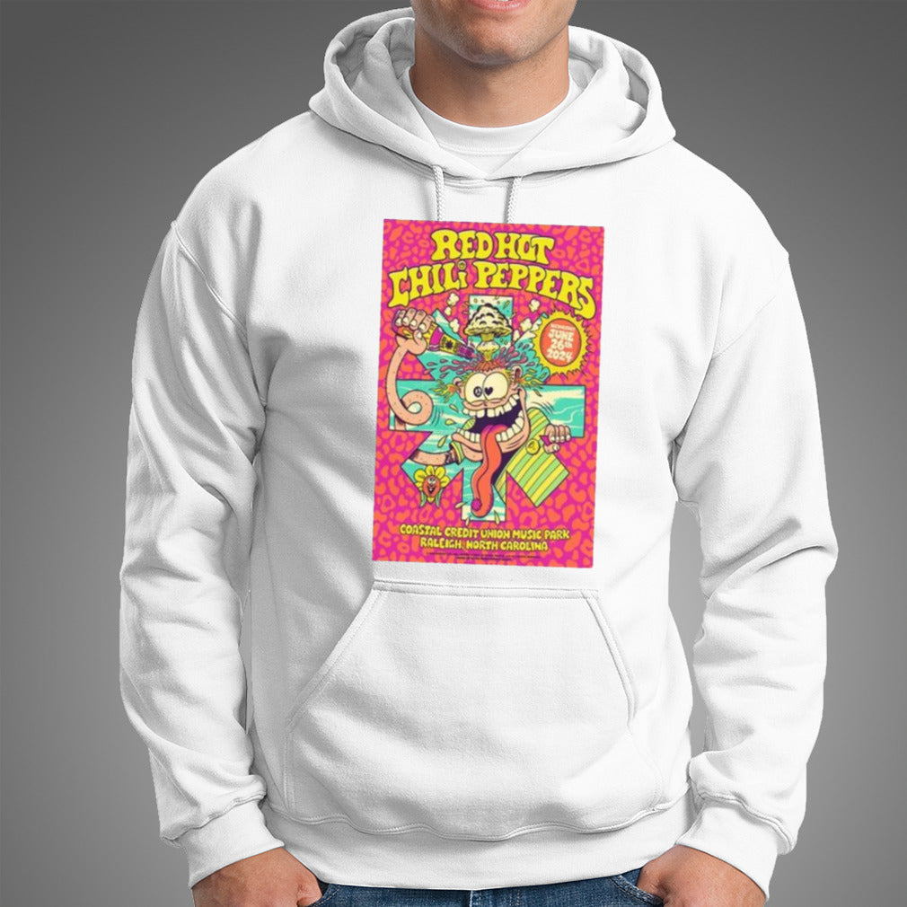 Red Hot Chili Peppers June 26 2024 Walnut Creek Amphitheatre Raleigh NC Poster Shirt