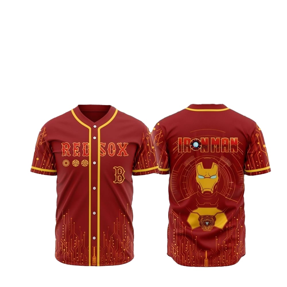 Red Sox Iron Man Jersey 2025 - Grishko.com
