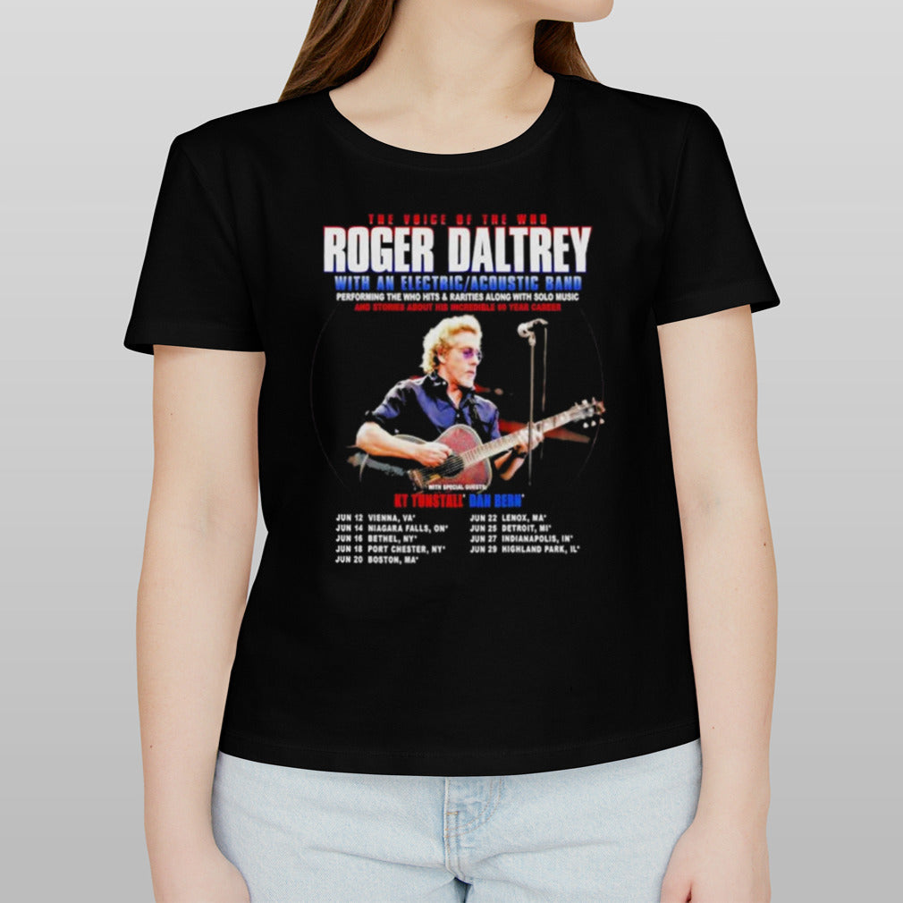 Roger Daltrey The Voice Of The Who Tour 2024 Shirt