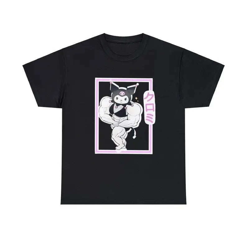 Sanrio Kuromi Cute Kawaii Unisex T-shirt, Anime Tee