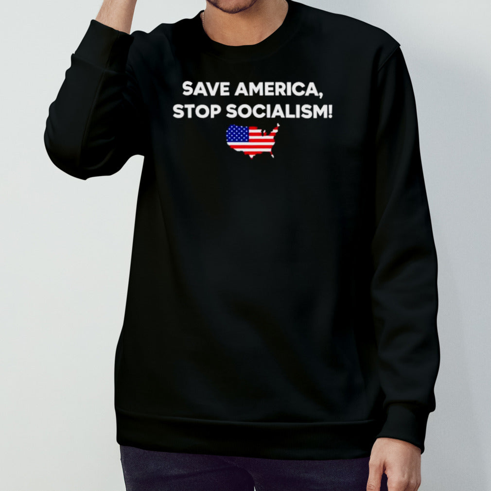 Save America stop socialism USA flag shirts