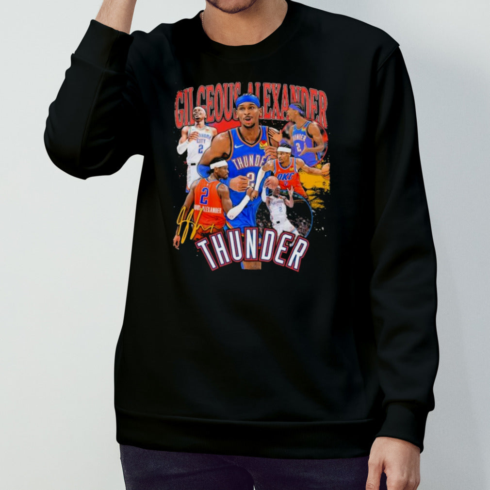 Shai Gilgeous-Alexander Oklahoma City Thunder Player Crossroads Vintage T-Shirt