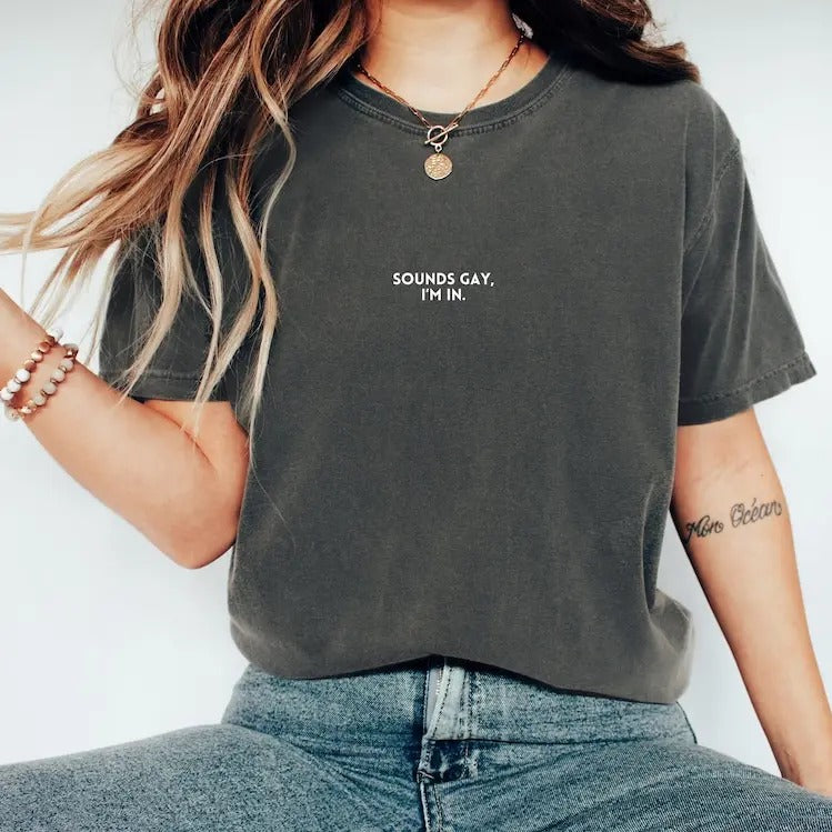 Sounds Gay im in Shirt, LGBT Shirt, Subtle Pride Shirt, Gay Pride T-shirt, Lesbian Shirt, Bisexual Shirt, Trans Shirt, Funny Gay Shirt T-shirt, sweater and Hoodie