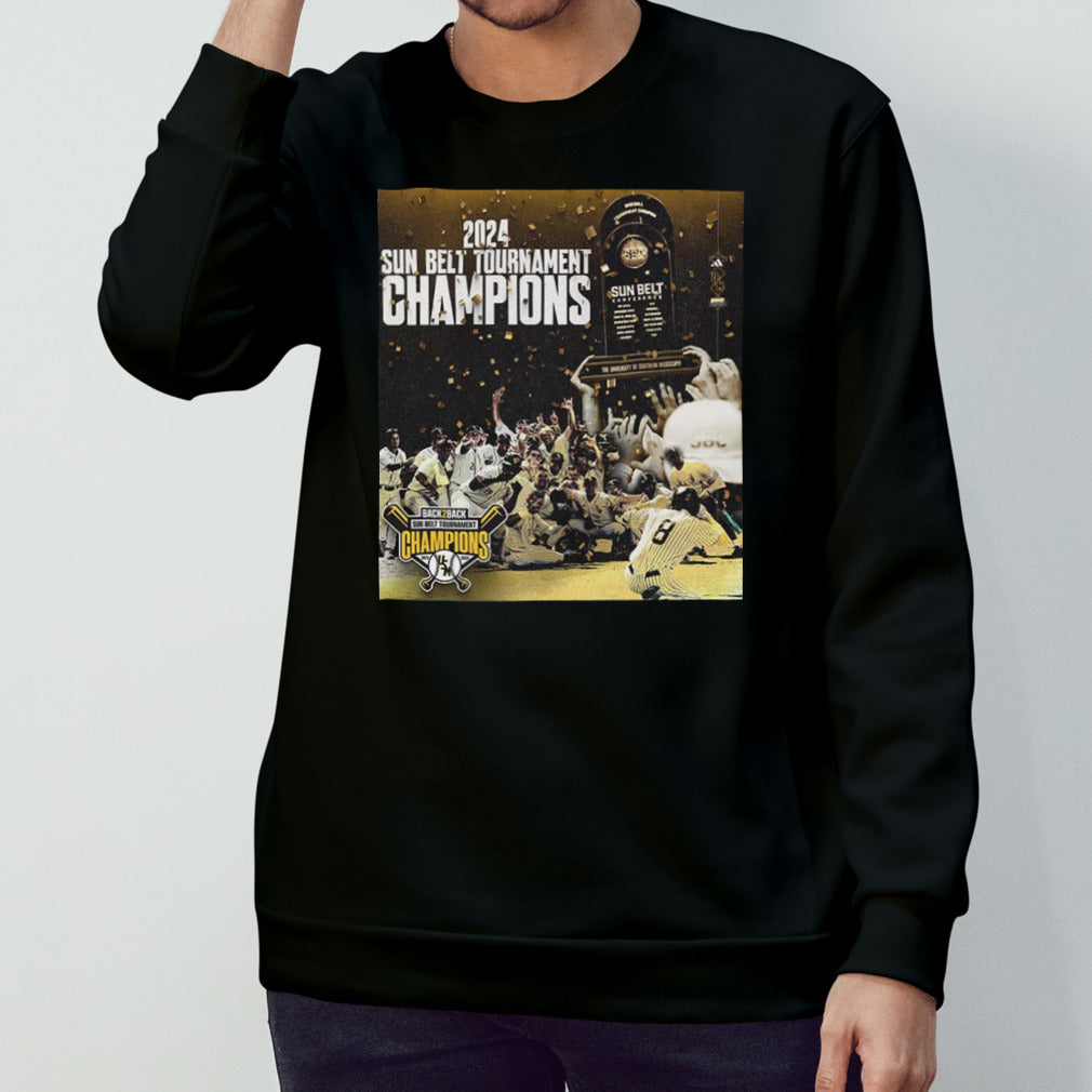 Southern Mississippi Baseball 2024 SBC Conference Tournament Champions shirt