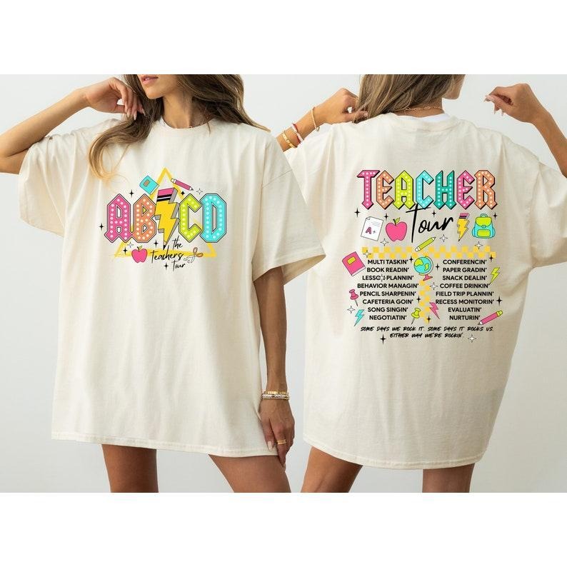 Teacher Tour Shirt ,ABCD Teacher Tour ,Kindergarten Teacher ,Preschool Teacher ,First grade Teacher Shirt,Teacher T-shirt, sweater and Hoodie