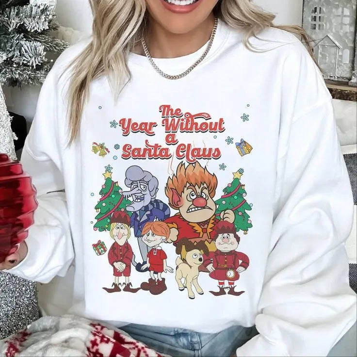 The Year Without Santa Claus Sweatshirt, Miser Brothers Christmas Sweatshirt, Snow Miser Sweatshirt, Heat Miser Sweatshirt, Disneyland Christmas 2023 Sweatshirt