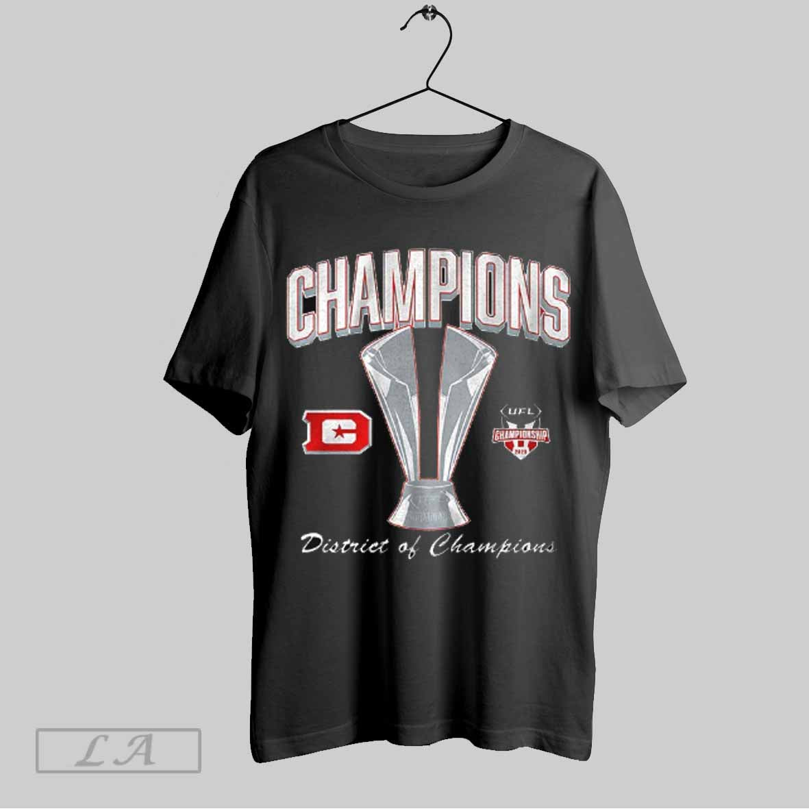 Top Dc Defenders 2025 Ufl Champions District Of Champions Shirt Sweatshirt Hoodie Shirt