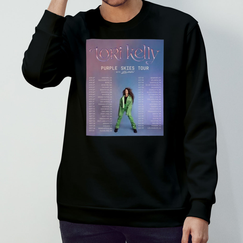 Tori Kelly Purple Skies Tour 2024 Shirts