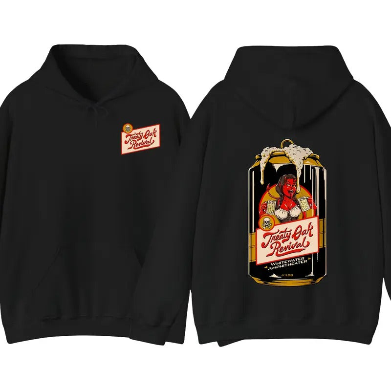 Treaty Oak Revival Whitewater Amphitheater Hoodie, Crazy Music Pullover Hoodie, Graphic Hoodie, Gift for Fan