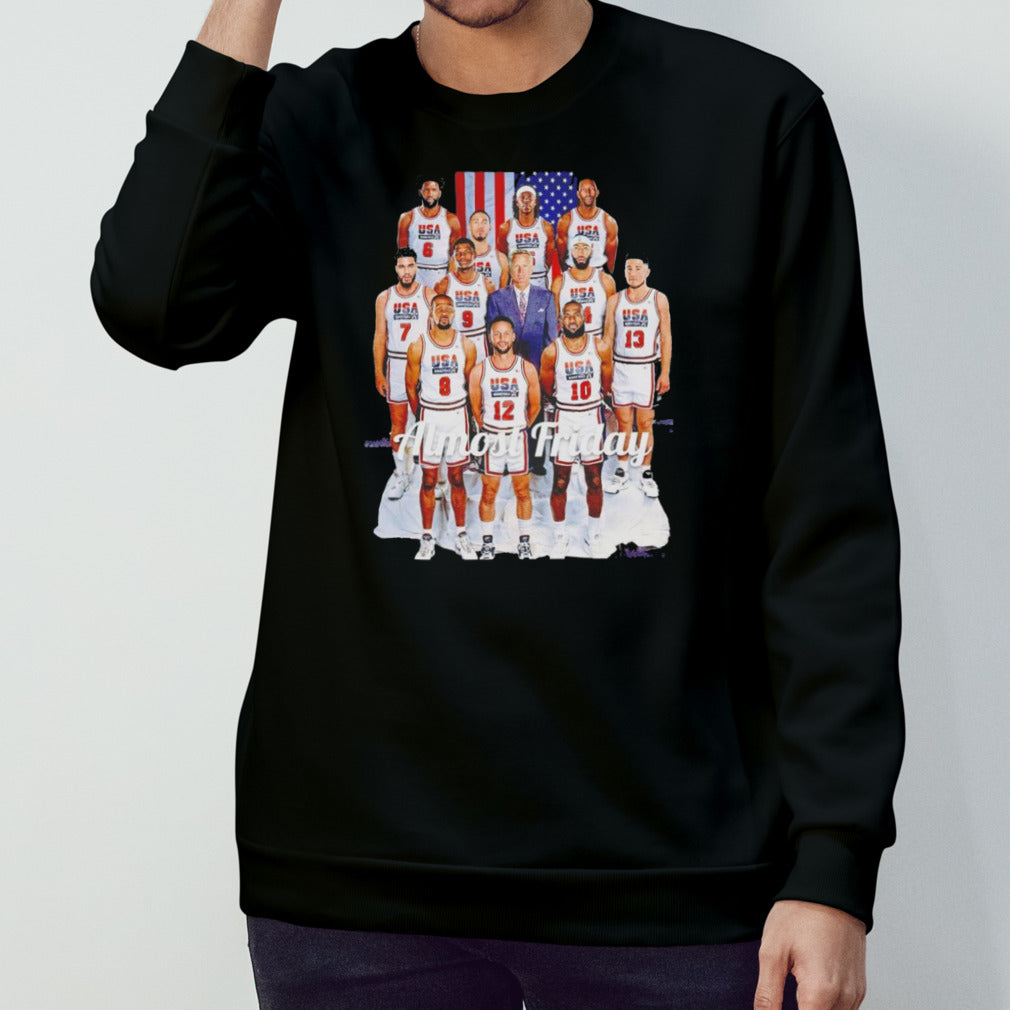USA team mens’s basketball almost friday shirts