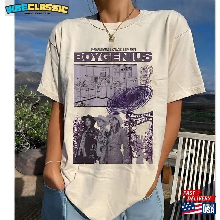 Vintage Boygenius Reset Concert Tour 2024 Shirt Indie Rock Tee Gift For Fans Unisex Classic