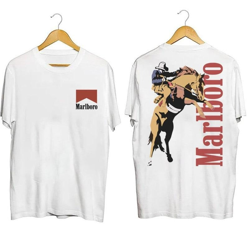Vintage Marlboro Cowboy Wild West Shirt, Country Music, Cowboy Killer Shirt, Boho Shirt, Cowboy Rodeo Tshirt
