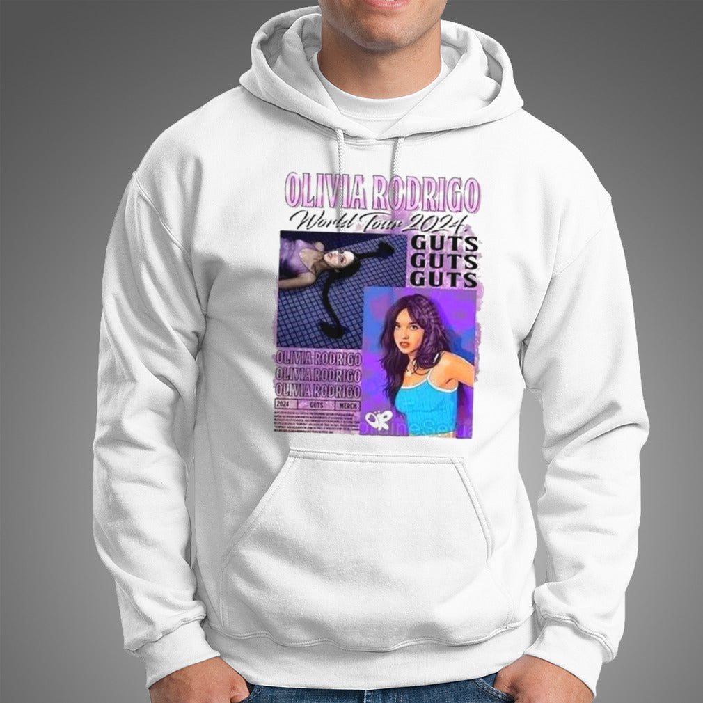 Vintage Olivia Rodrigo Guts Tour 2024 shirt