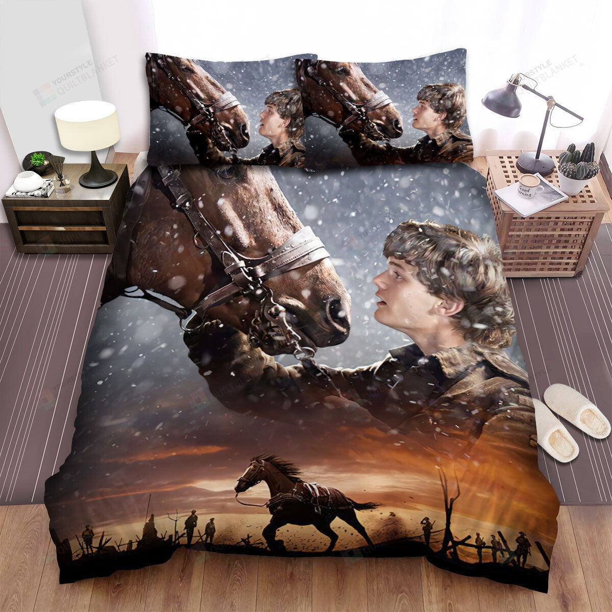 War Horse Movie Art 3 Bed Sheets Duvet Cover Bedding Setss