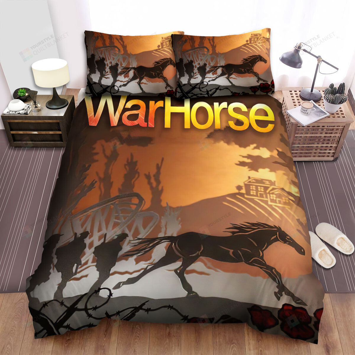 War Horse Movie Poster Art Bed Sheets Duvet Cover Bedding Setss