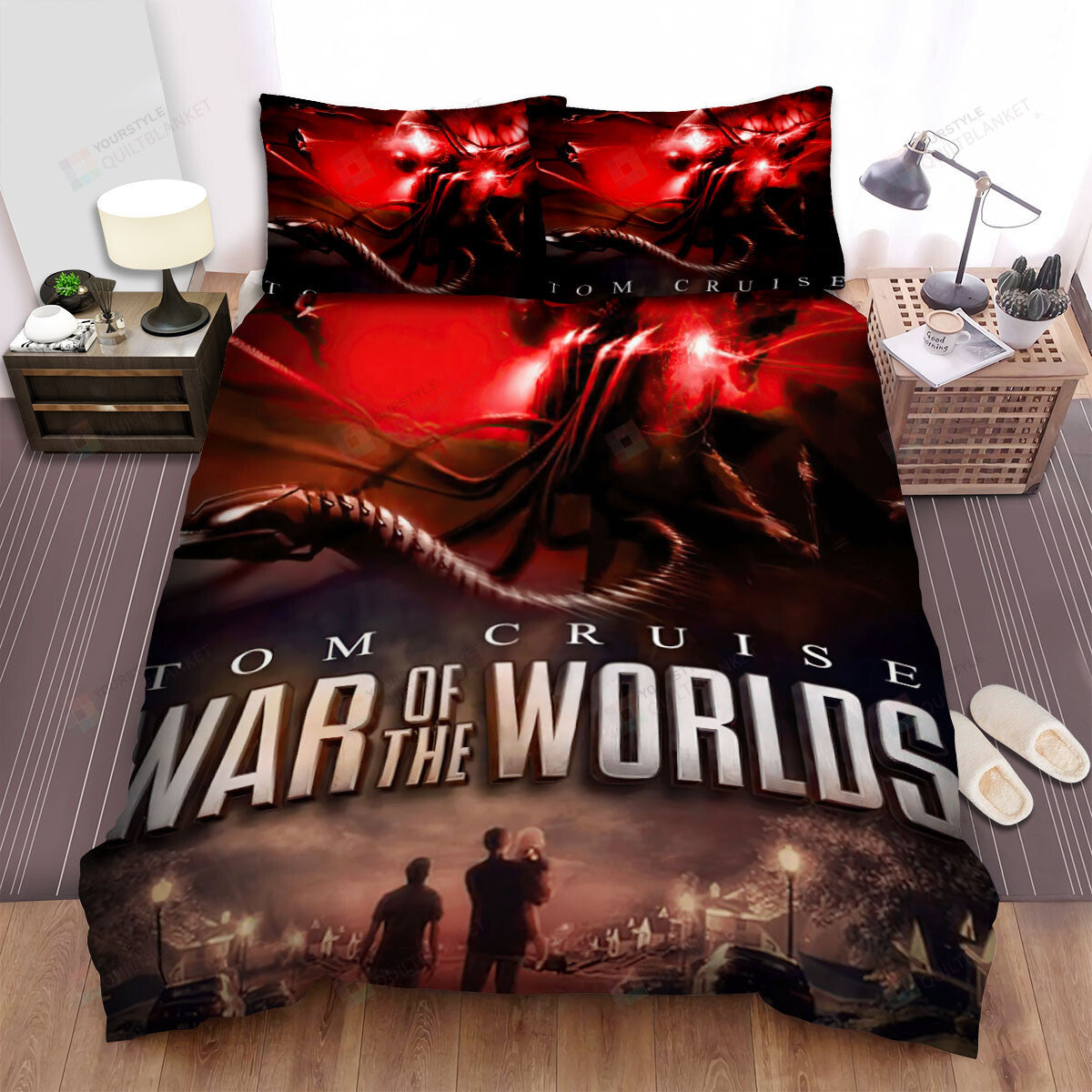 War Of The Worlds Movie Poster 3 Bed Sheets Duvet Cover Bedding Setss