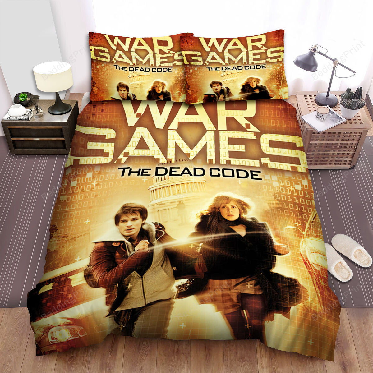 Wargames s(1983s) The Dead Code Movie Poster Bed Sheets Duvet Cover Bedding Setss