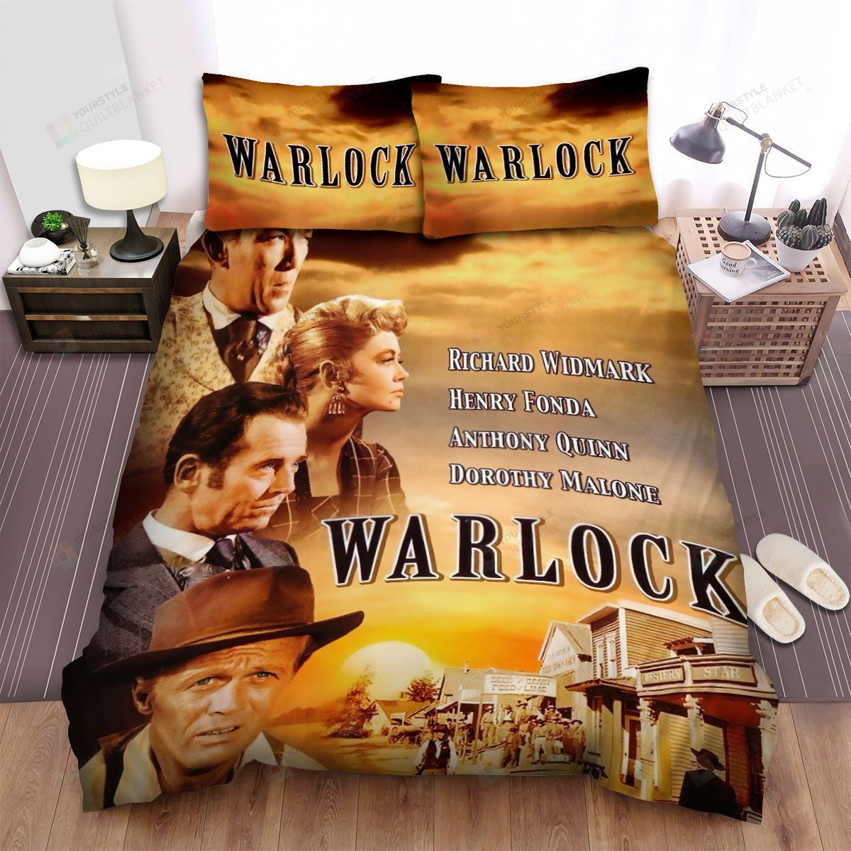 Warlock s(1959s) Movie Poster Bed Sheets Spread Comforter Duvet Cover Bedding Sets 1277s