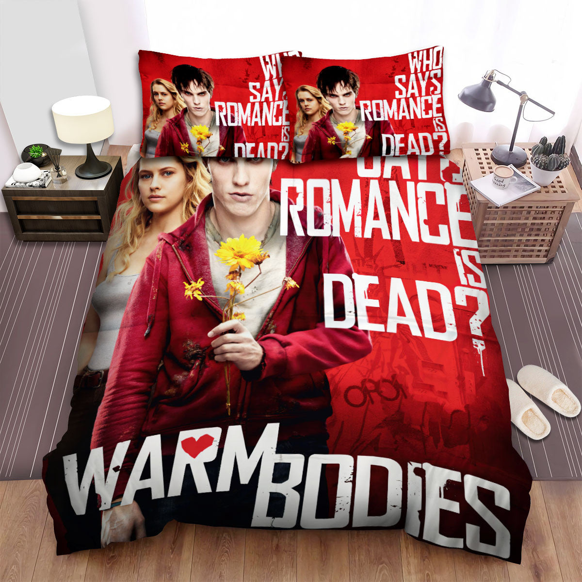 Warm Bodies s(2013s) Movie Poster Bed Sheets Spread Comforter Duvet Cover Bedding Setss