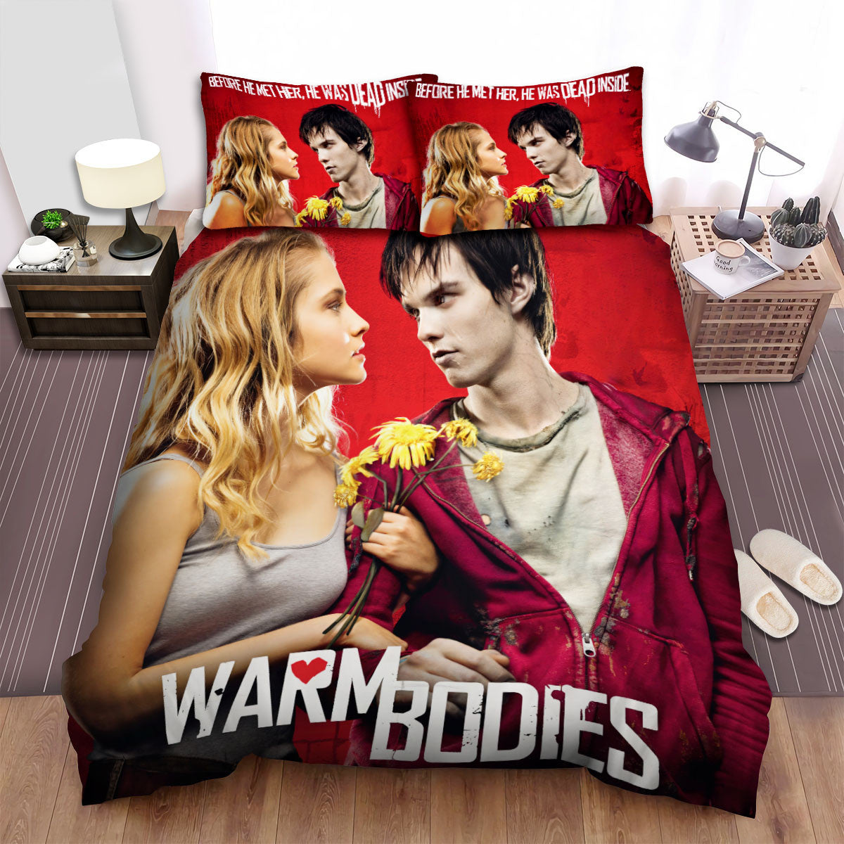 Warm Bodies s(2013s) Movie Poster Bed Sheets Spread Comforter Duvet Cover Bedding Sets 2748s