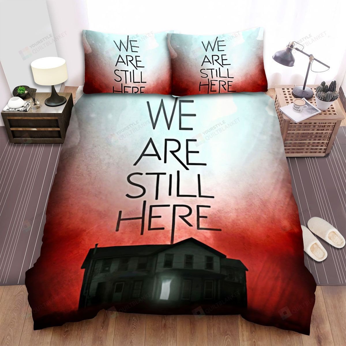 We Are Still Here s(Is) Digital Artwork Movie Poster Bed Sheets Spread Comforter Duvet Cover Bedding Setss