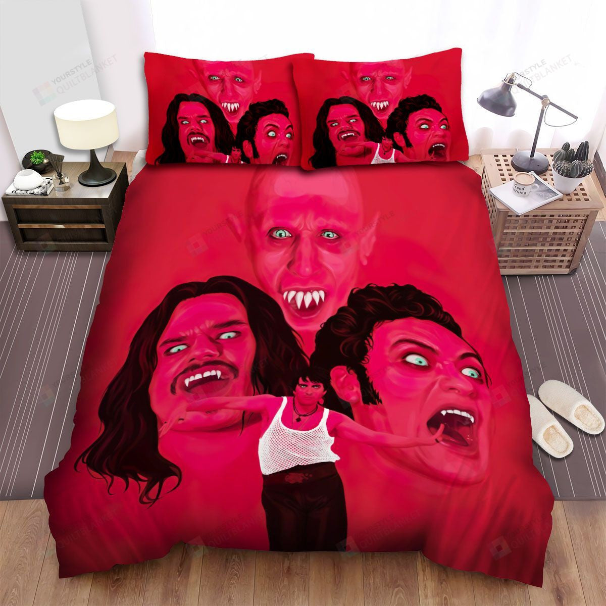 What We Do In The Shadows Movie Cartoon Photo Bed Sheets Spread Comforter Duvet Cover Bedding Setss