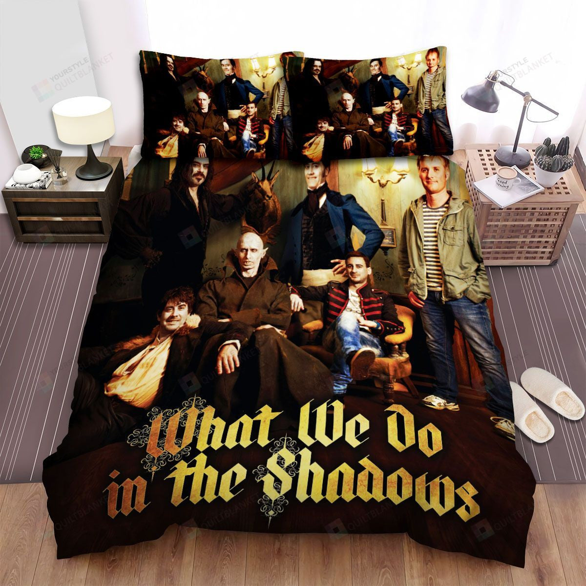 What We Do In The Shadows Movie Poster Viii Photo Bed Sheets Spread Comforter Duvet Cover Bedding Setss