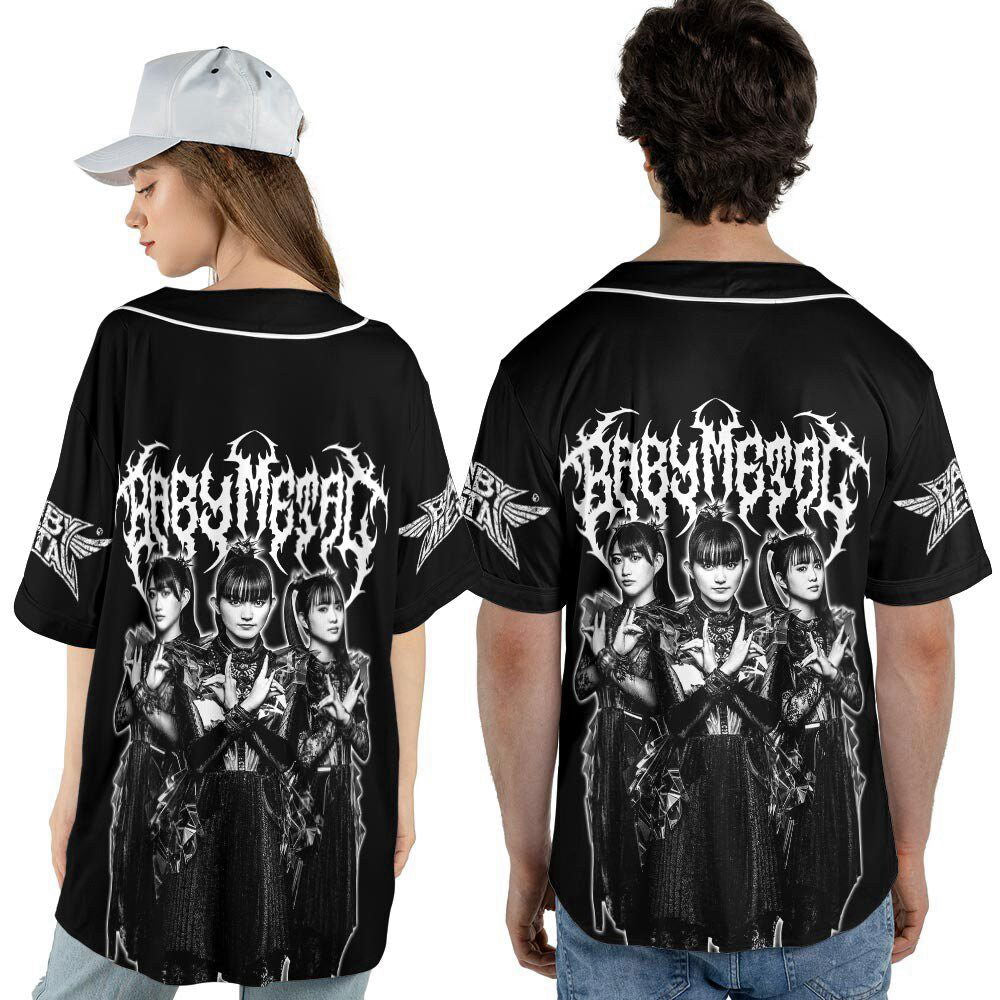 Babymetal US Tour 2023 Kpop Jersey Baseball, Kpop Baseball Jersey Gift For Baseball Fan - lylyprint.com
