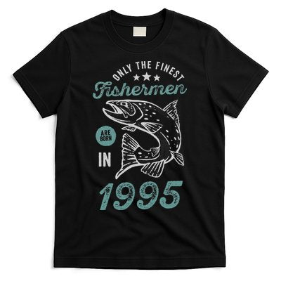 Born In 1995 26 Years Old Vintage 26th Birthday Fisherman T-Shirt