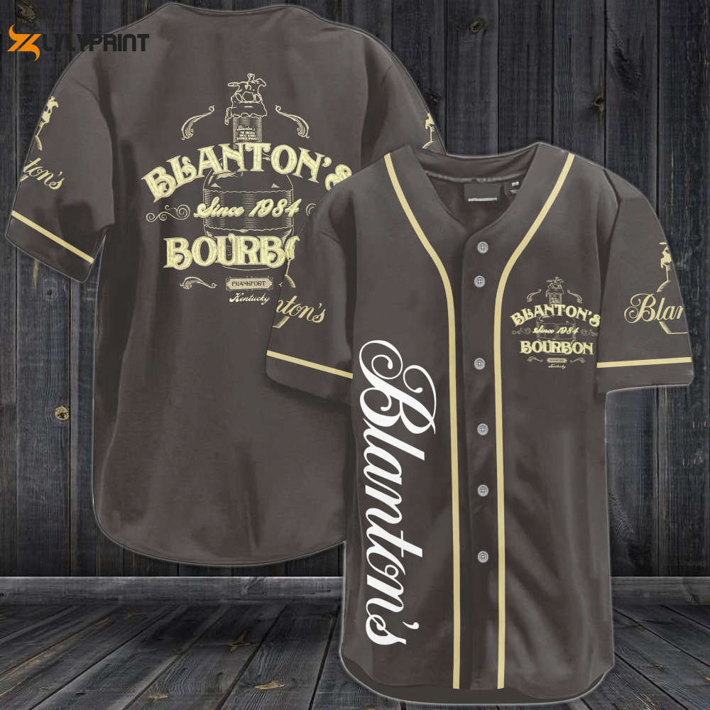 Blanton's Bourbon Since 1984 Baseball Jersey - lylyprint.com