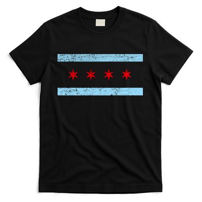 Chicago Retro Flag Vintage T-Shirt