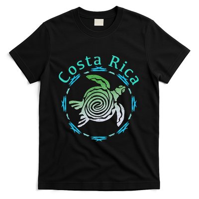 Costa Rica Tee Vintage Tribal Turtle T-Shirt