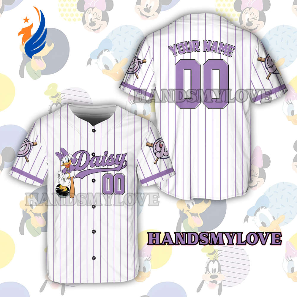 Custom Mickey Game Day Baseball Jersey - Perfect Outfit for Baseball Fans and Disney Lovers - Bafud