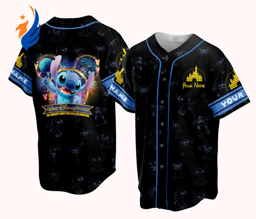 Custom Mickey Game Day Baseball Jersey - Disney Character Outfit for Baseball Fans - Bafud