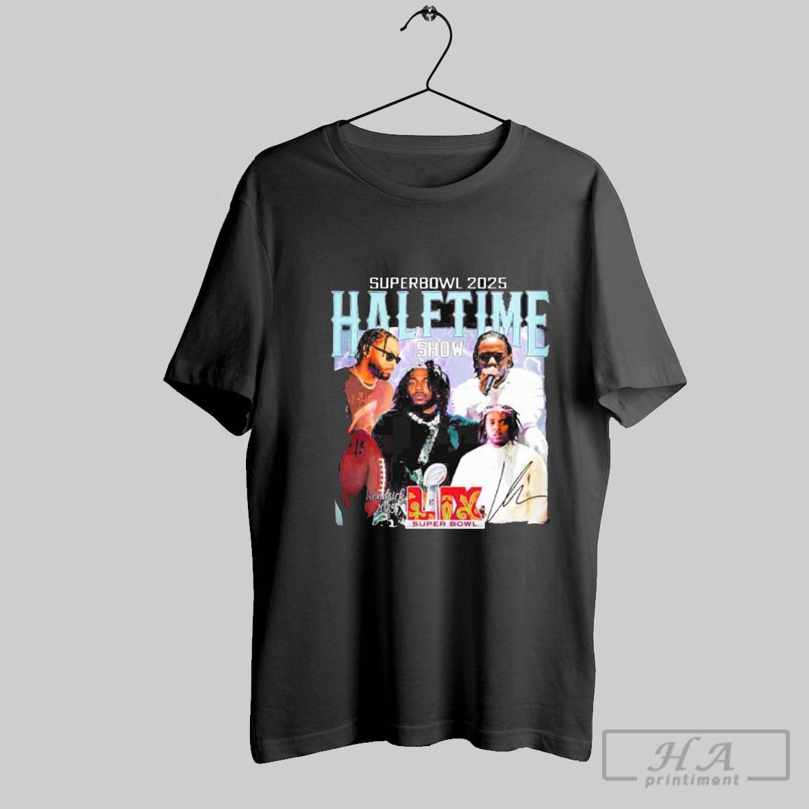 Premium Kendrick Lamar Super Bowl 2025 Halftime Show Kendrick Lamar Lix Super Bowl T Shirt