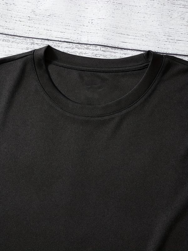 Men's Bull Head & Letter Print Round Neck Graphic Tee, Graphic Tees for Men, T Shirts for Men, Regular Fit Casual Short Sleeve Crew Neck T-shirt, Fashion Men's Men's T Shirts Summer Top for Daily Wear