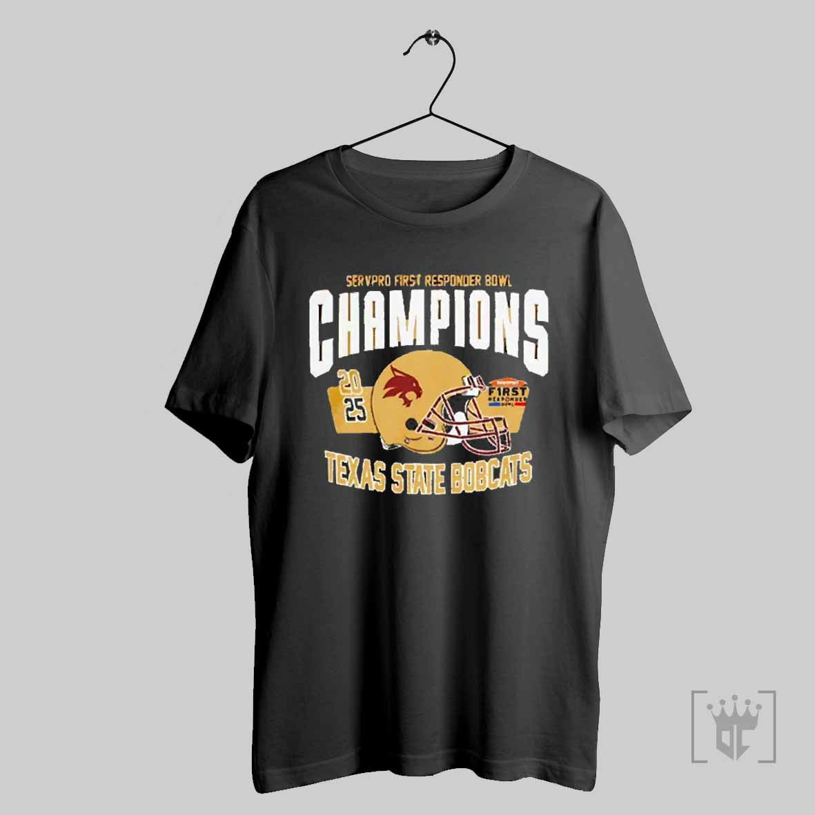 Servpro First Responder Bowl Champions 2025 Texas State Bobcats T Shirts