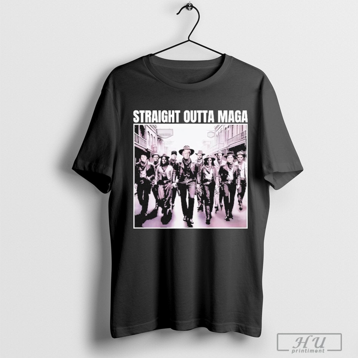 Straight Outta Maga Funny Trump 2024 T-Shirt