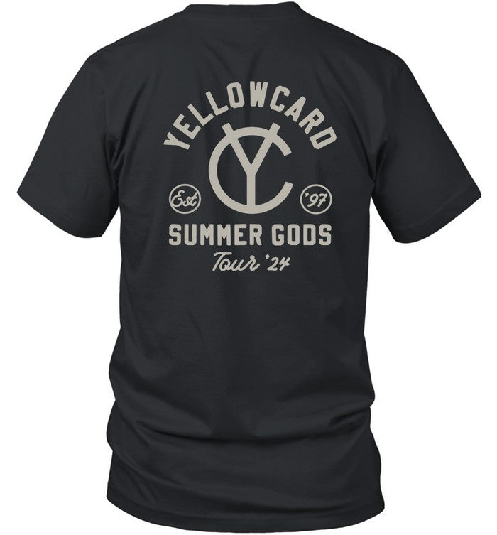 T-Shirt Yellowcard Summer Gods Tour 2024